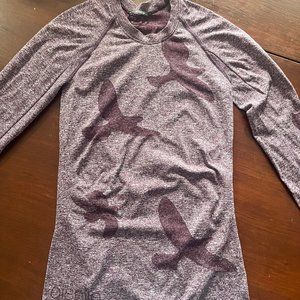 Women's Purple Oiselle Flyte Long Sleeve, XS